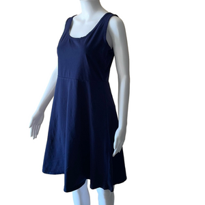 Herou Navy blue a-line dress L New